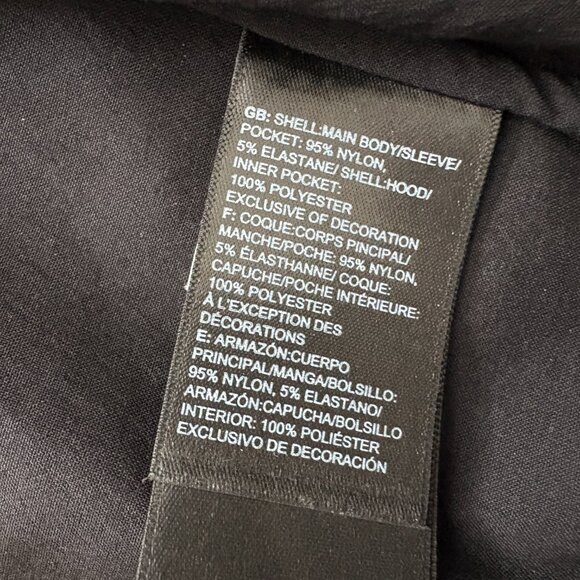 Mens North Face Volvo Lightweight Hooded Windwall Nylon Black Jacket Large - Picture 8 of 10